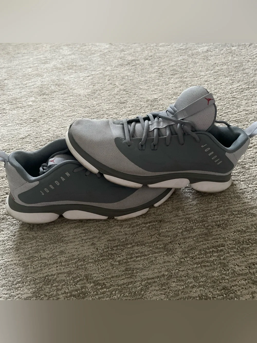 Nike Air Jordan Impact TR 854289-004 Gray Red Athletic Sneaker Shoes Men Size 12